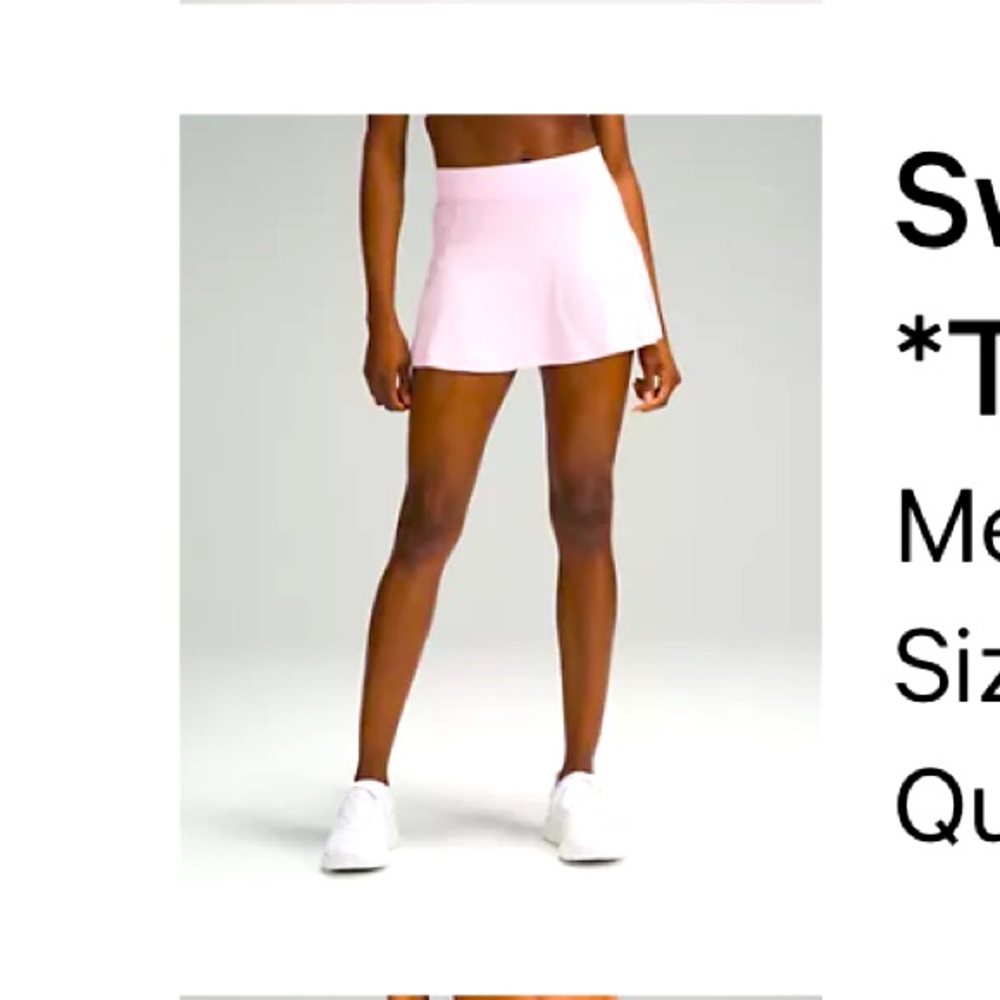 Lululemon Swiftly Tech high rise skirt